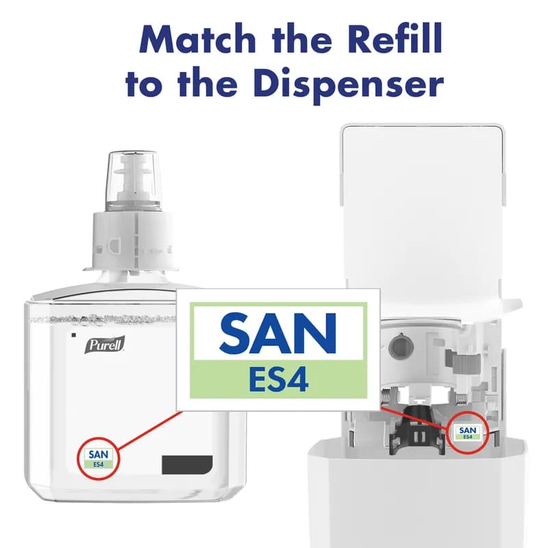 Purell® Hand Sanitizer Gel 1200 mL 5.18X3.45X7.3 IN Clean Scent Clear Advanced Moisturizers Healthcare For ES4 2/Case