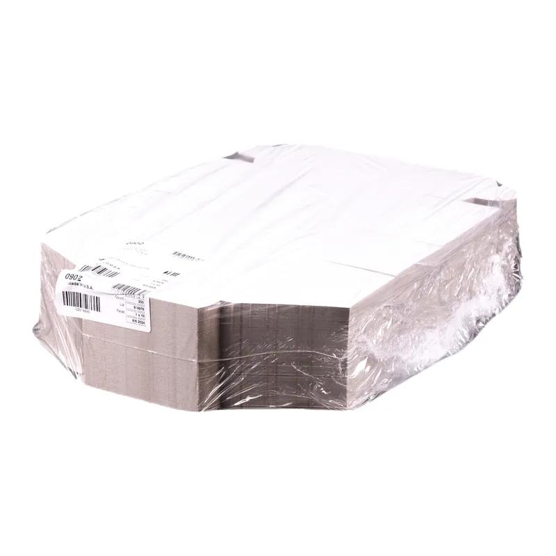 Bakery Box 5.5X5.5X4 IN Clay-Coated Kraft Board White Kraft Square Lock Corner Tuck Top 250/Bundle
