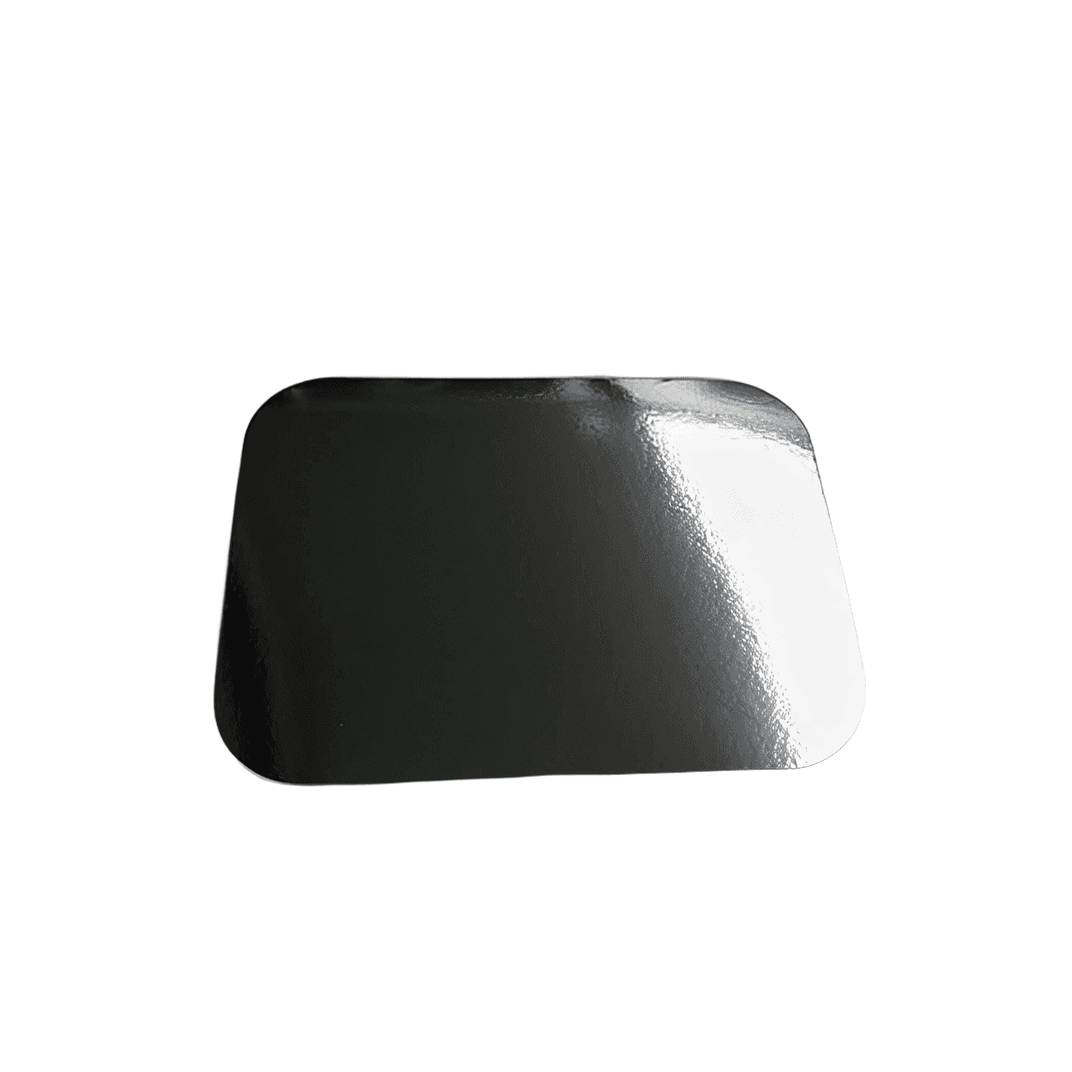 Victoria Bay Lid Flat Foil-Lined Paper Silver White For Container Laminated 500/Case