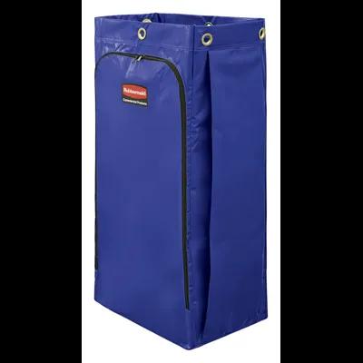 Cleaning Cart Bag 17.5X10 IN 34 GAL Blue Vinyl 4 Count/Case