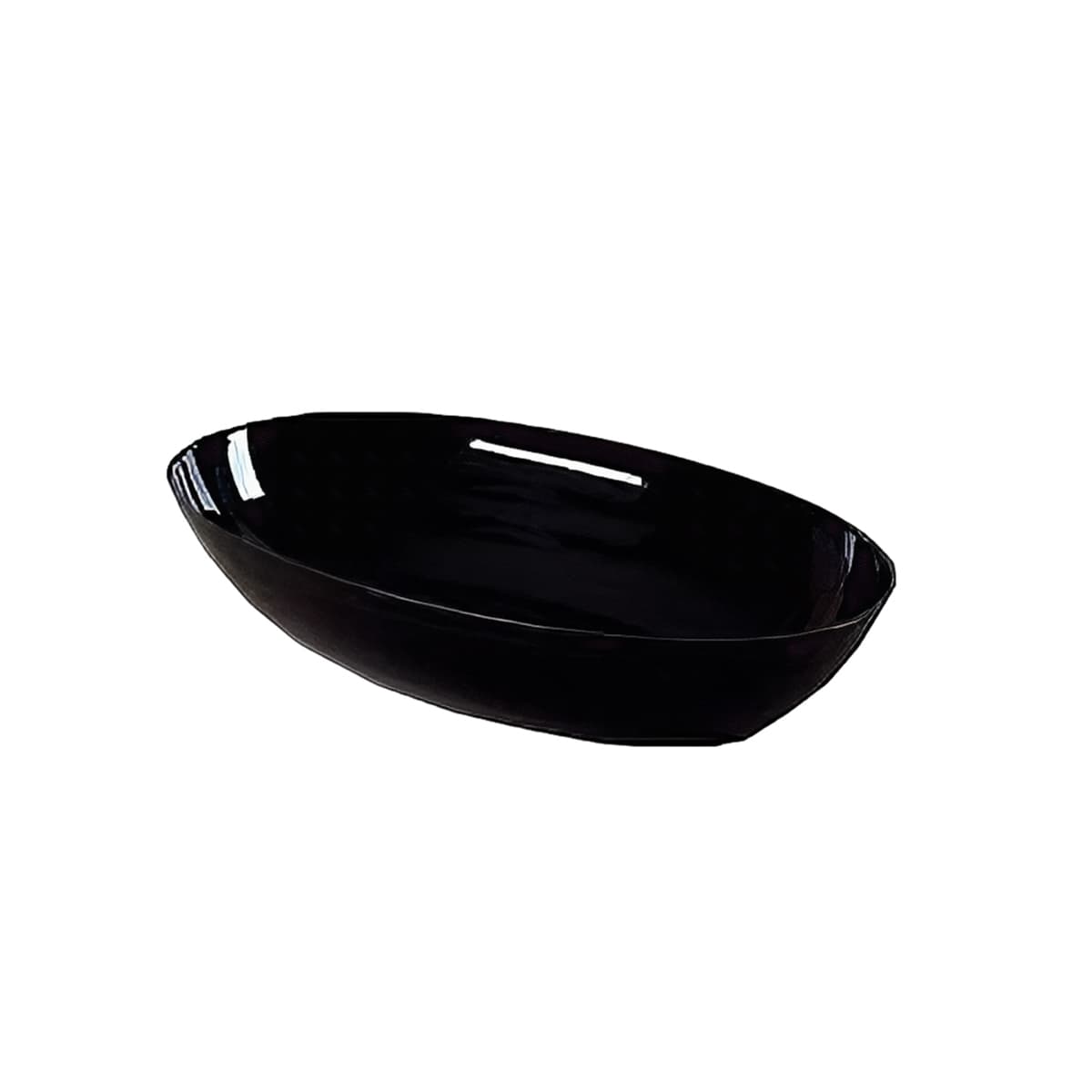 WNA CaterLine® Catering Luau Bowl 32 OZ Plastic Black 50/Case