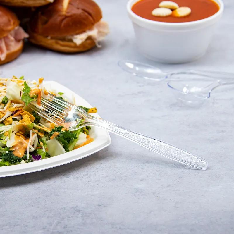 Solo® Guildware® Fork 7.1 IN PS Clear Extra Heavy Duty 1000/Case