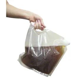 Pak-Sher Drink Bag 128 OZ 12.9X10.7X5.9 IN Plastic Clear 50/Case