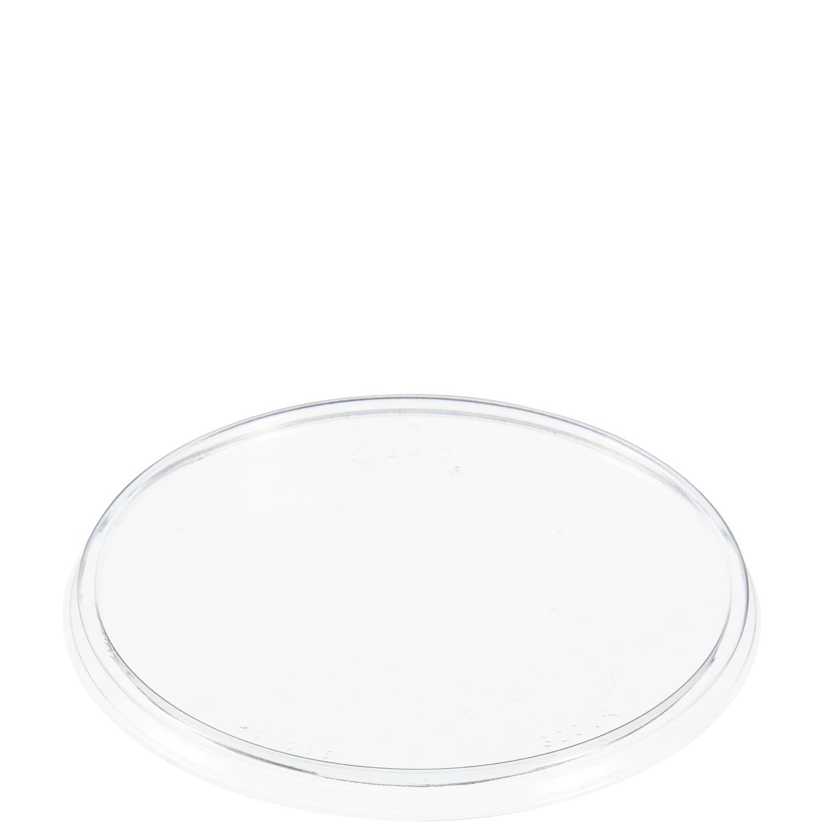 Dart® Lid Flat 4.8X0.3 IN OPS Clear For 32 OZ Cup 100 Count/Pack 5 Packs/Case 500 Count/Case