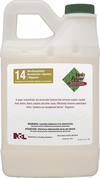 Twin Power® Deodorizer Odor Digestant Bio Spotter & Odor Eliminator Sienna™ 64 OZ 6/Case