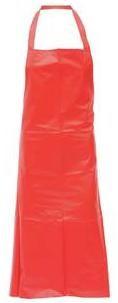 Apron 31X39 IN Red Vinyl 1/Each