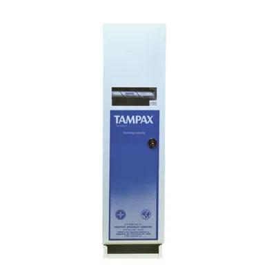 Tampax Tampon Dispenser Blue White Free Vend 1/Case