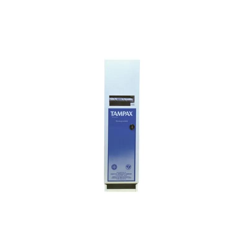 Tampax Tampon Dispenser Blue White Free Vend 1/Case