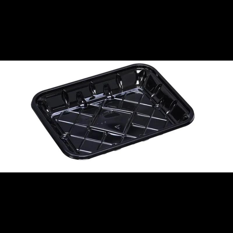 4P Meat Tray RPET Black 480/Case