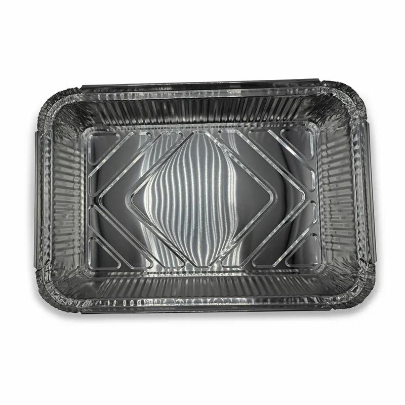 Victoria Bay Take-Out Container Base 64 OZ Aluminum Silver Oblong 150/Case