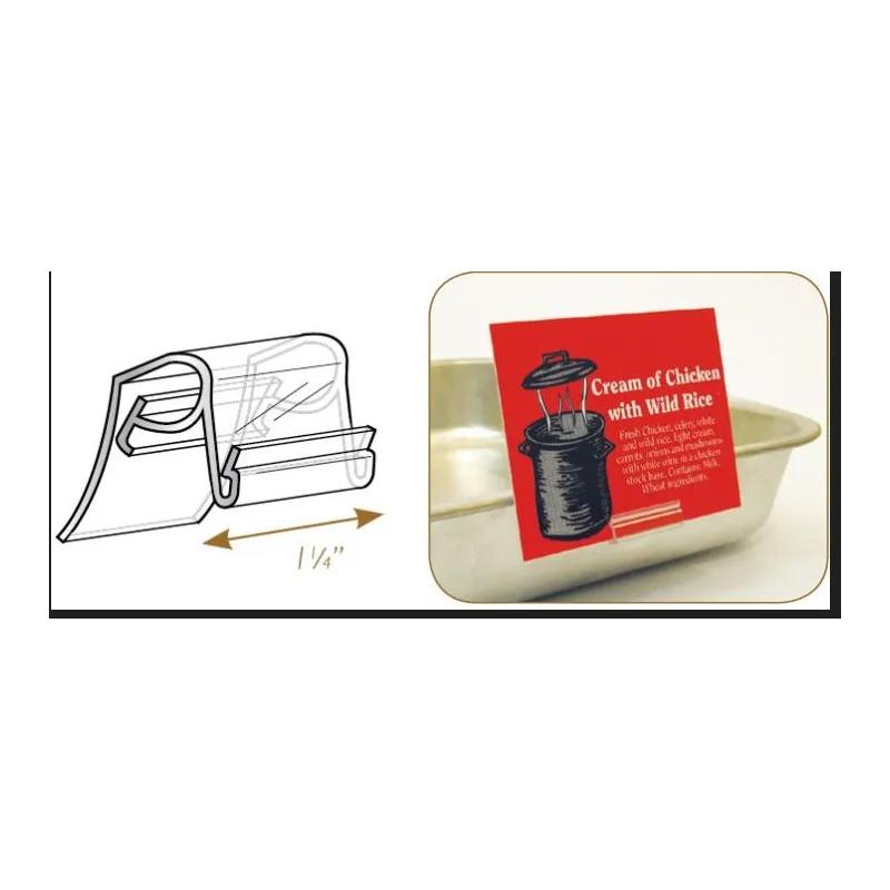 Deli Tray Clip 1.25 IN Plastic 150/Pack