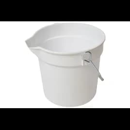 Utility Bucket & Pail 10 QT White Pour Spout 1/Each