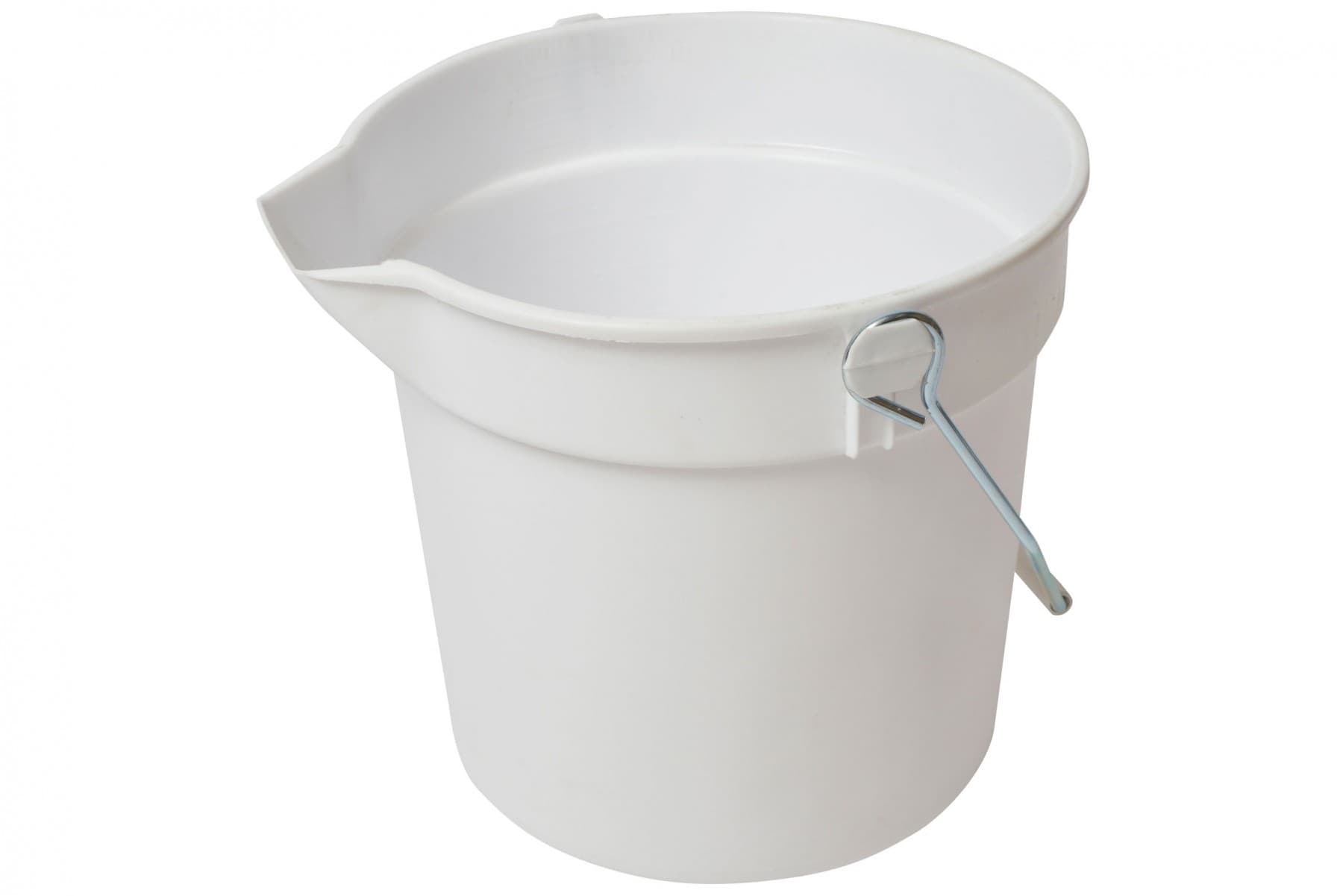 Utility Bucket & Pail 10 QT White Pour Spout 1/Each