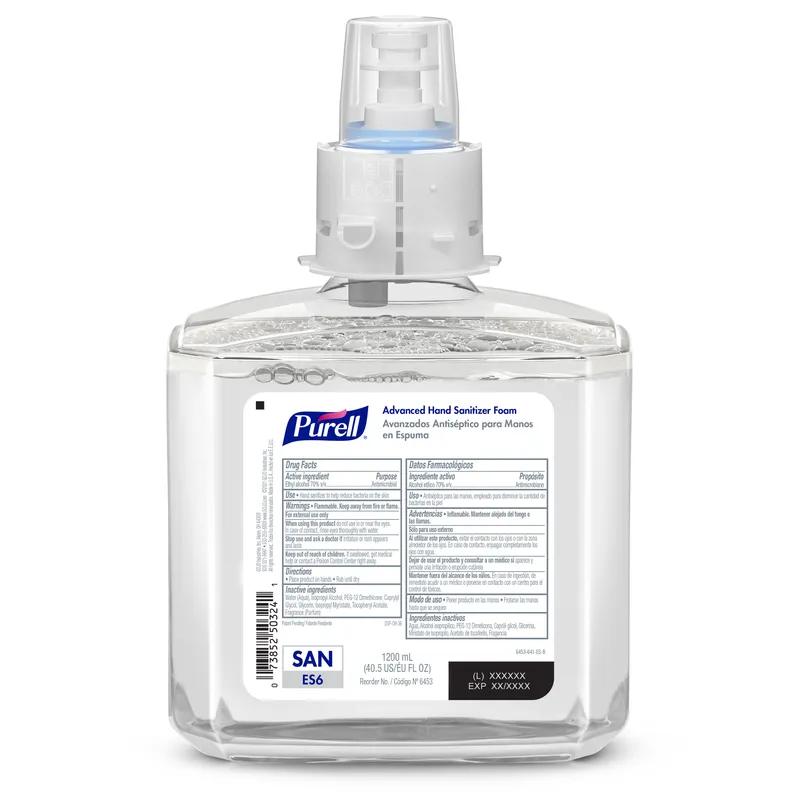 Purell® Hand Sanitizer Foam 1200 mL 5.51X3.52X8.65 IN Clean Scent Clear 70% Ethyl Alcohol Healthcare For ES6 2/Case