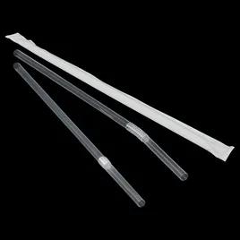 Victoria Bay Jumbo Straw Flex Straw 7.75 IN PP Clear Wrapped 400 Count/Pack 25 Packs/Case 10000 Count/Case