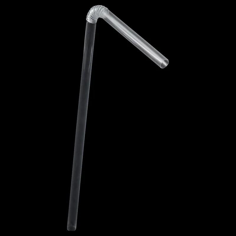 Victoria Bay Jumbo Straw Flex Straw 7.75 IN PP Clear Wrapped 400 Count/Pack 25 Packs/Case 10000 Count/Case