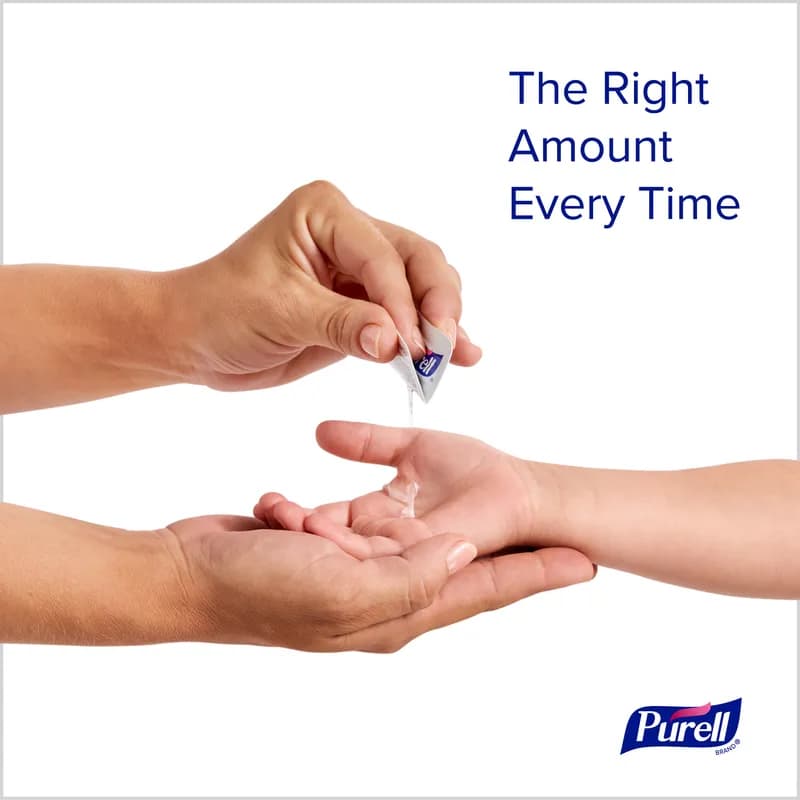 Purell® Hand Sanitizer 0.04 OZ 1.5X0.13X2 IN Fragrance Free Single Use Packets Advanced 2000/Case