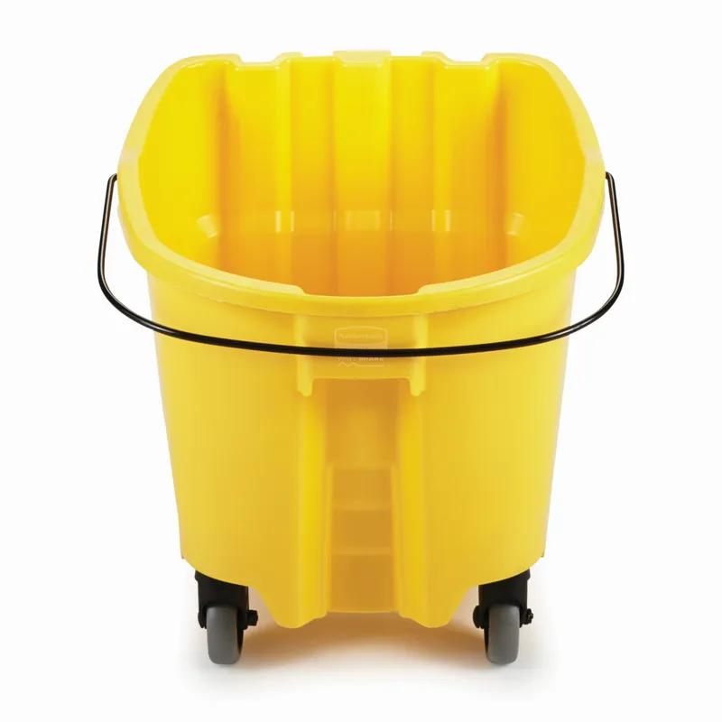 WaveBrake® Mop Bucket & Wringer 35 QT Plastic Yellow With Casters 1/Each