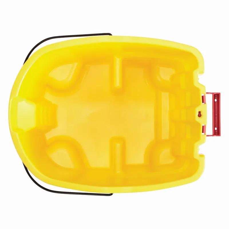 WaveBrake® Mop Bucket & Wringer 35 QT Plastic Yellow With Casters 1/Each