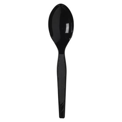 Dixie® Teaspoon PS Black Medium Weight 1000/Case