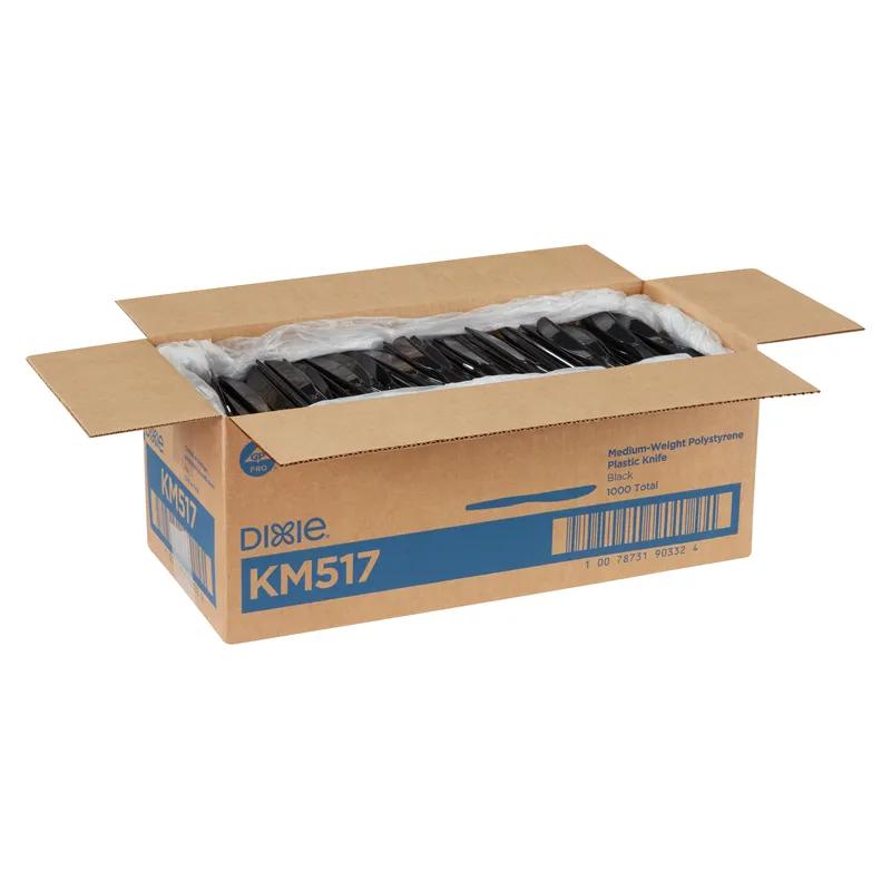 Dixie® Knife PS Black Medium Weight 1000/Case