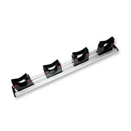 Tool Holder 18 IN Anodized Aluminum Rubber Plastic Multi-Position With Rail 1/Each