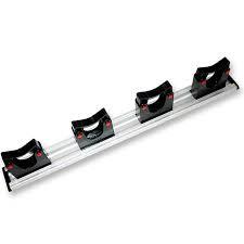 Tool Holder 18 IN Anodized Aluminum Rubber Plastic Multi-Position With Rail 1/Each