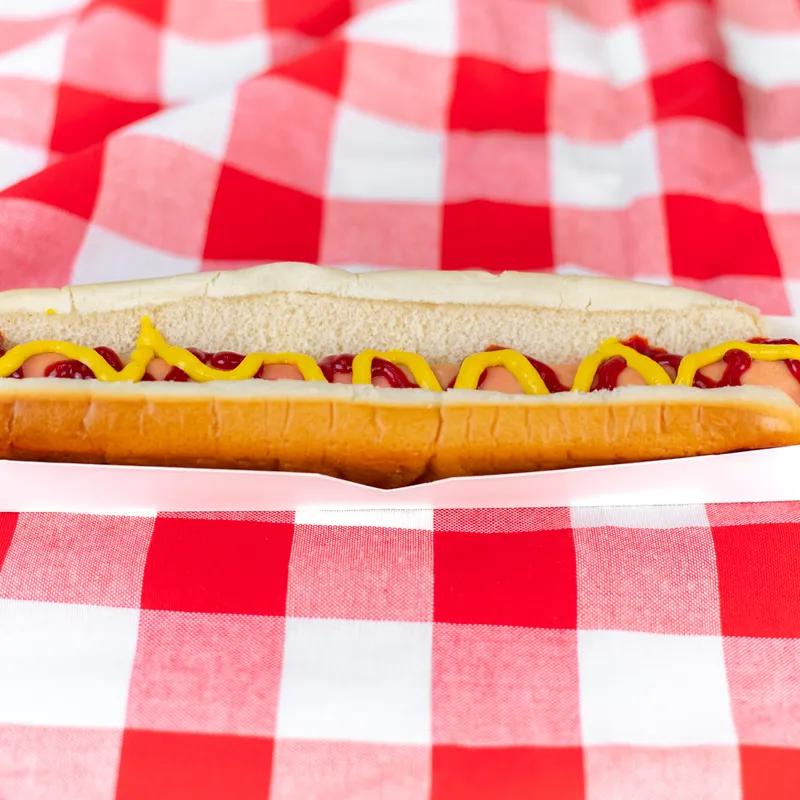 Hot Dog Food Tray 10.25X1.5X1.25 IN SBS Paperboard White Rectangle 500/Case