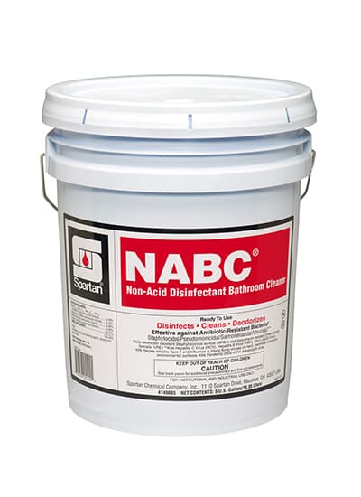 NABC® Floral Restroom Cleaner Disinfectant Deodorizer 5 GAL Multi Surface Daily Neutral RTU Non-Acid 1/Pail