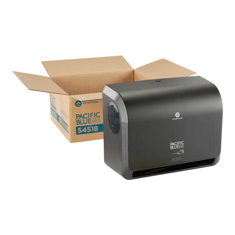 Pacific Blue Ultra™ Paper Towel Dispenser Mini 9 IN Black Touchless Automatic 1/Each