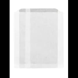 Sandwich Utility Bag 6.5X1.5X7.75 IN Bleached Kraft Paper White Gusset 2000/Case