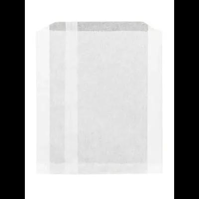Sandwich Utility Bag 6.5X1.5X7.75 IN Bleached Kraft Paper White Gusset 2000/Case
