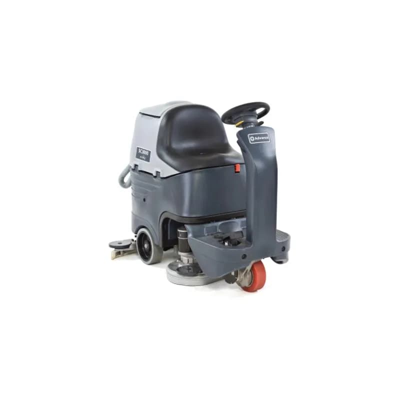 Advance SC3000 Floor Scrubber 26IN On-Board Charger Pad EcoFlex™ Adjustable Cleaning Power Dual Disk AGM Battery 1/Each