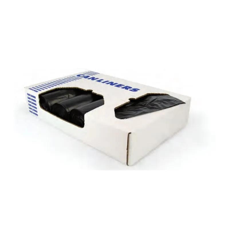 Heritage Can Liner 40X48 IN 45 GAL Black HDPE 22MIC 25 Count/Pack 6 Packs/Case 150 Count/Case