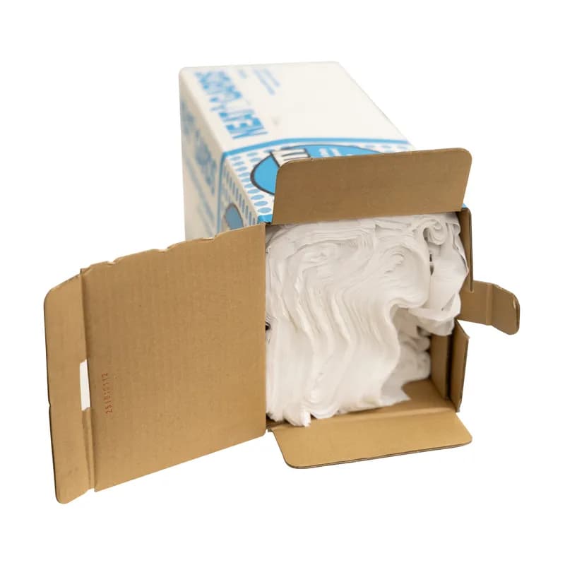 NeatGards® Apron 28X46 IN White Embossed LDPE 100/Case