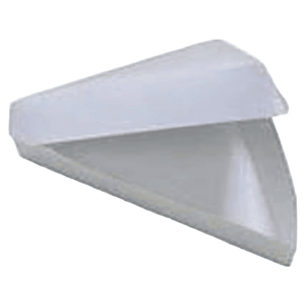Pizza Slice Container Hinged 8 IN White 400/Case