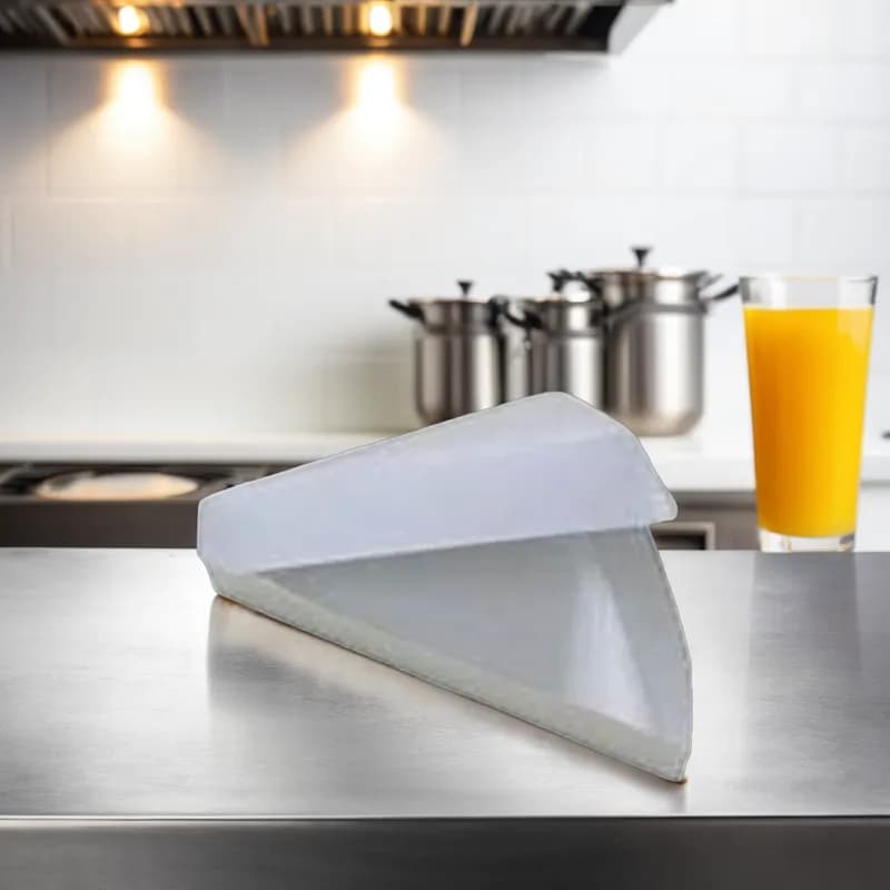 Pizza Slice Container Hinged 8 IN White 400/Case