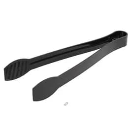 WNA Tongs 9 IN Plastic Black 48/Case