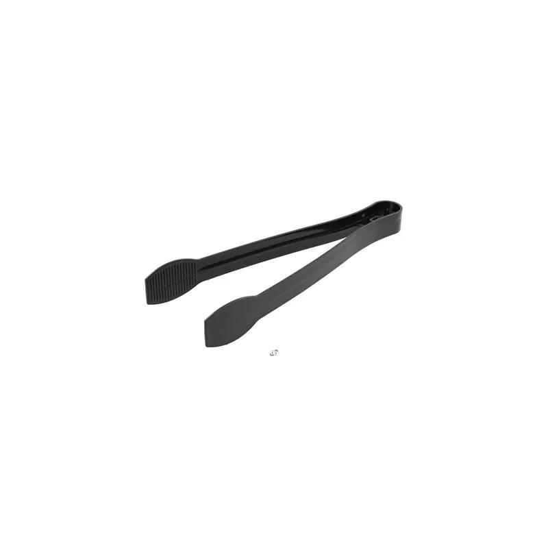 WNA Tongs 9 IN Plastic Black 48/Case
