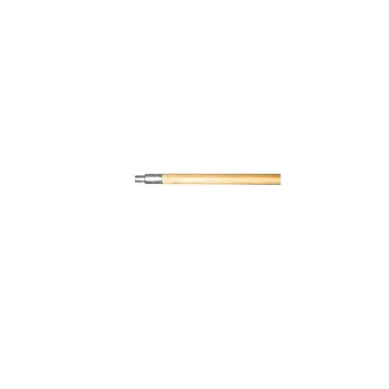 Mop Handle 60IN Wood Metal Threaded 1/Each