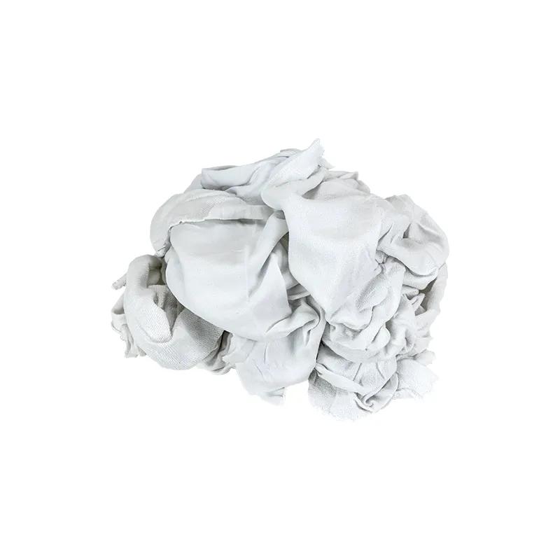 Duraworks® French Terry Rag 25 LB Terry Cloth White Washed Bleached 1/Case