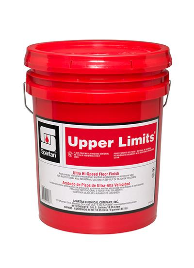 Upper Limits® Floor Finish 5 GAL Burnishing Alkaline RTU 20% Solids Ultra High Speed (UHS) 1/Pail