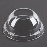 Victoria Bay Lid Dome Plastic For Cup With Hole 1000/Case