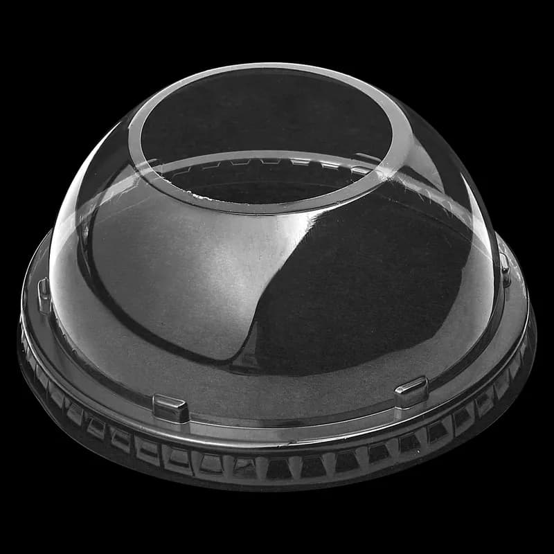 Victoria Bay Lid Dome Plastic For Cup With Hole 1000/Case