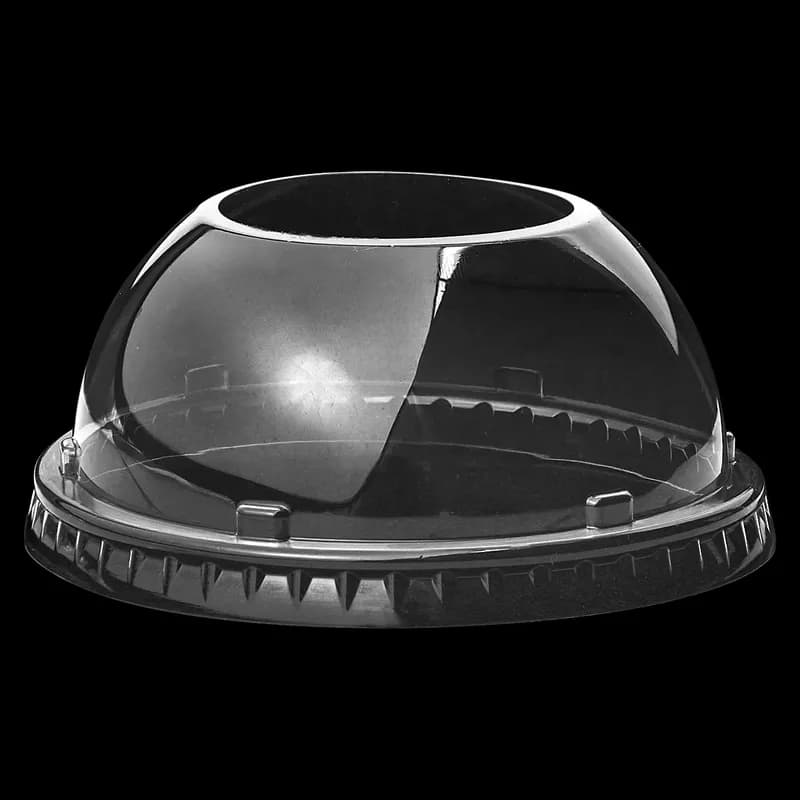 Victoria Bay Lid Dome Plastic For Cup With Hole 1000/Case