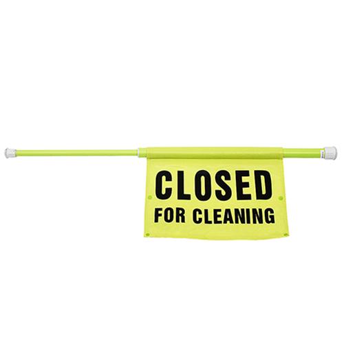 Impact® Safety Pole 42 IN Closed For Cleaning Yellow 1/Each