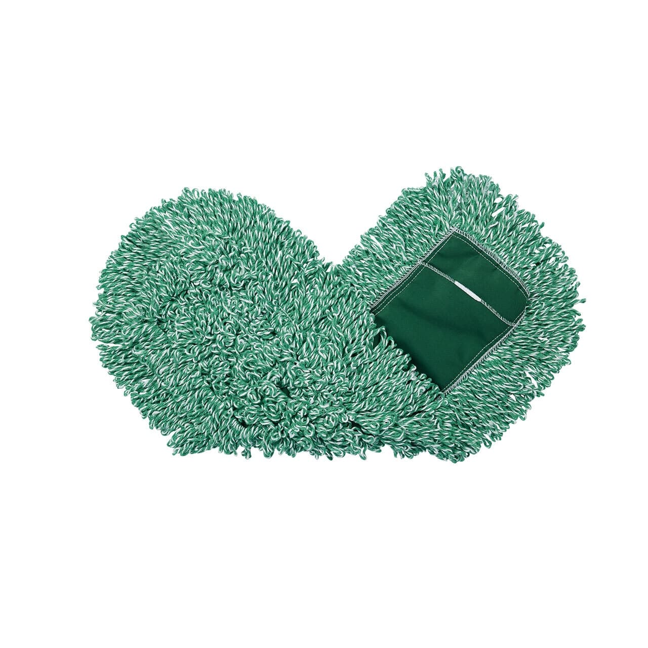 Dust Mop 24X5 IN Green Microfiber Looped 12/Case