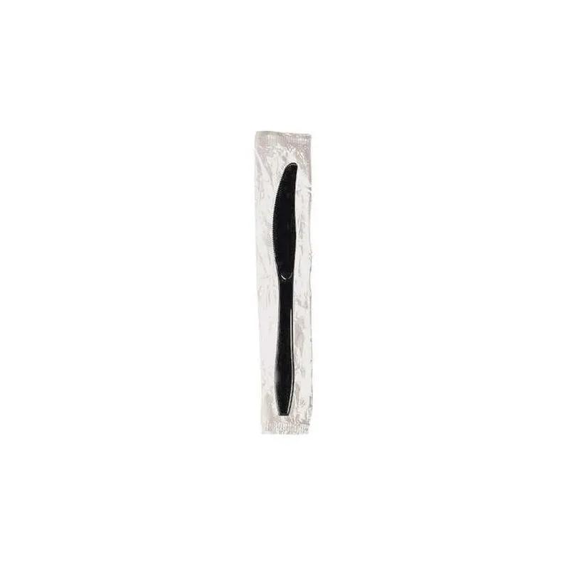 WNA Knife PP Black Heavy Duty Individually Wrapped 1000/Case
