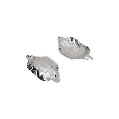 Clam Serving Shell Base Aluminum Silver 250 Count/Pack 4 Packs/Case 1000 Count/Case