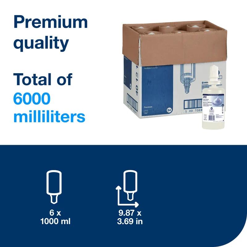 Tork Hand Soap Foam 1 L Perfume-Free Clear Antibacterial For S4 1 Count/Pack 6 Packs/Case 6 Count/Case